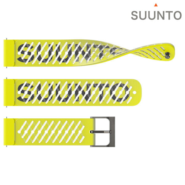 スント シリコンストラップ 時計ベルト 交換用ベルト ブランド メンズ レディース スントアクセサリー SUUNTO SS050963000 イエロー SS050963000