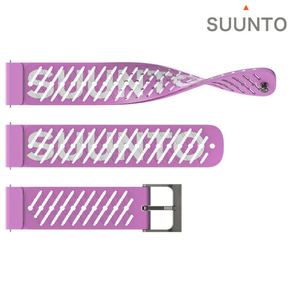 スント シリコンストラップ 時計ベルト 交換用ベルト ブランド メンズ レディース スントアクセサリー SUUNTO SS050964000 パープル SS050964000