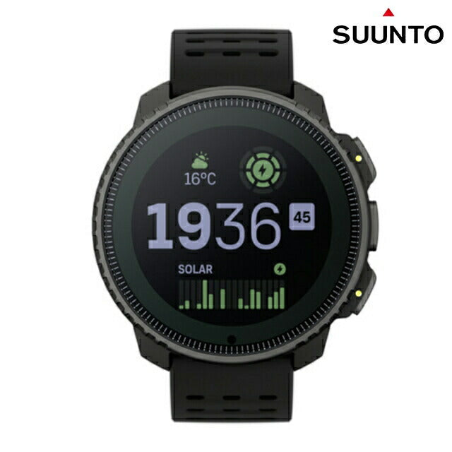 スント バーティカル ソーラー スマートウォッチ ブランド メンズ レディース Bluetooth SUUNTO SS050978000 デジタル ブラック 黒 SS050978000