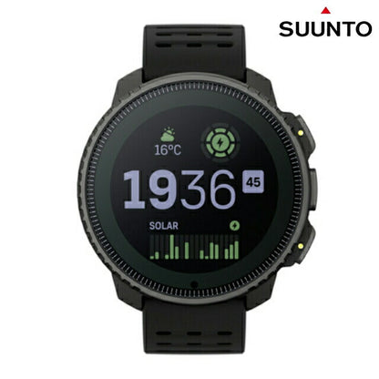 スント バーティカル ソーラー スマートウォッチ ブランド メンズ レディース Bluetooth SUUNTO SS050978000 デジタル ブラック 黒 SS050978000