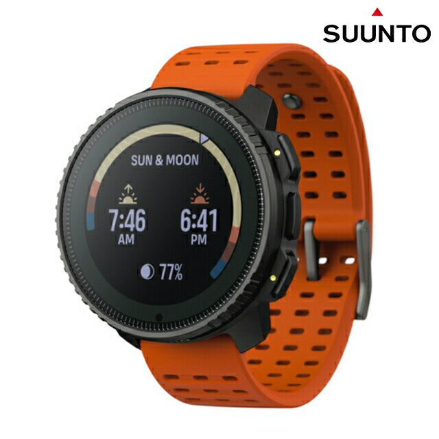 スント バーティカル ソーラー スマートウォッチ ブランド メンズ レディース Bluetooth SUUNTO SS050987000 デジタル オレンジ SS050987000