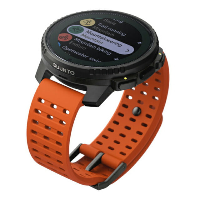 スント バーティカル ソーラー スマートウォッチ ブランド メンズ レディース Bluetooth SUUNTO SS050987000 デジタル オレンジ SS050987000