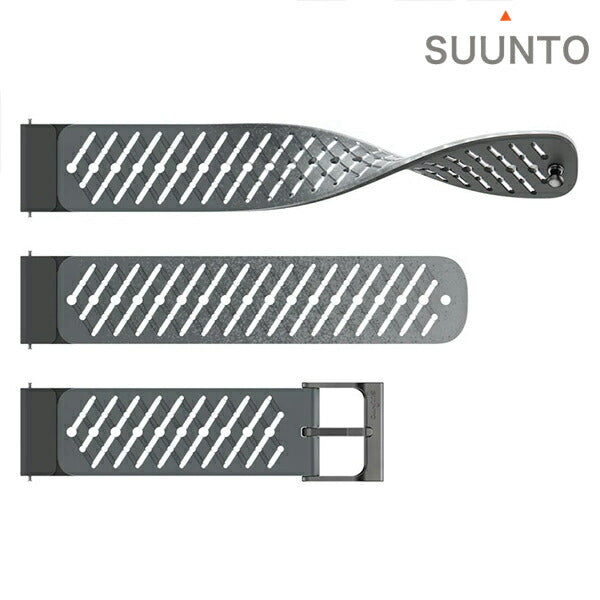 スント シリコンストラップ 時計ベルト 交換用ベルト ブランド メンズ レディース スントアクセサリー SUUNTO SS051041000 グレー SS051041000