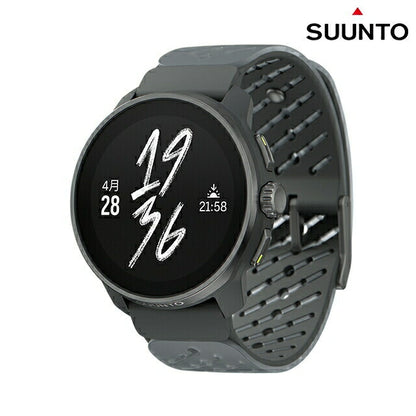 スント レース エス チタニウム グラファイト 充電式クオーツ スマートウォッチ ブランド メンズ レディース SUUNTO SS051104000 デジタル グレー SS051104000