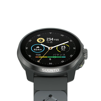 スント レース エス チタニウム グラファイト 充電式クオーツ スマートウォッチ ブランド メンズ レディース SUUNTO SS051104000 デジタル グレー SS051104000