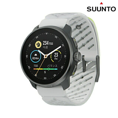 スント レース エス チタニウム カナリー 充電式クオーツ スマートウォッチ ブランド メンズ レディース SUUNTO SS051105000 デジタル ホワイト イエロー 白 SS051105000
