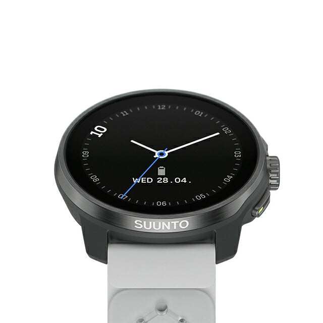 スント レース エス チタニウム カナリー 充電式クオーツ スマートウォッチ ブランド メンズ レディース SUUNTO SS051105000 デジタル ホワイト イエロー 白 SS051105000