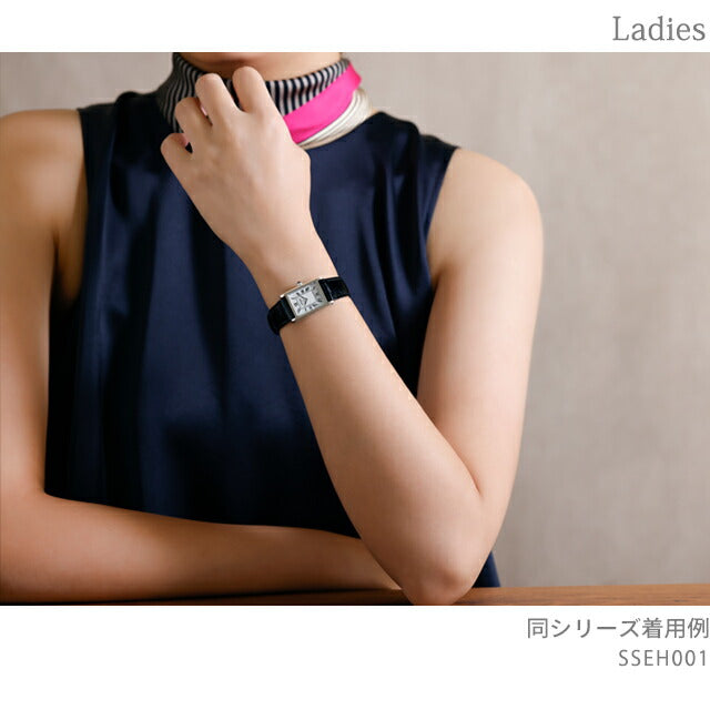 精工选择观看品牌Nano Universe Collaboration Collakoration Ladies Ladies Leaties皮带Seiko SSEH001模拟