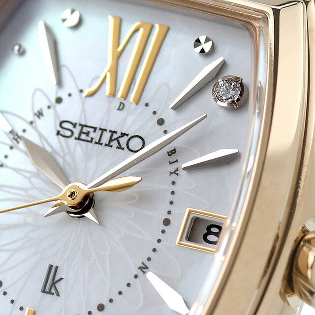 Seiko Rukia Glow Radio Solar Watch Brand Ladies Titanium Limited Lab Glowon Diamond Replacement Belt SEIKO SSQW078