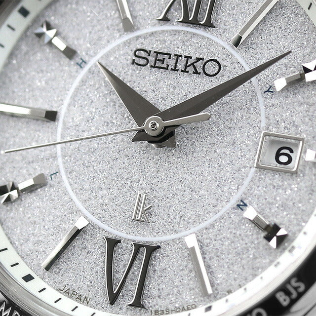 Seiko Rukia Standard Solar Radio Watch Brand Ladies SEIKO SSVV081 Analog Silver Made in Japan