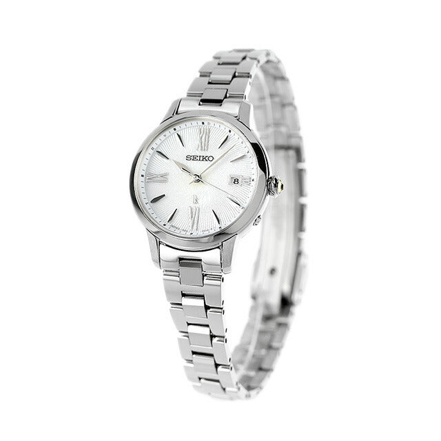 Seiko Rukia Solar Radio Watch Brand Ladies SEIKO SSVW205 Analog Silver made in Japan