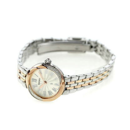 セイコー ルキア Grow クオーツ 腕時計 ブランド レディース SEIKO LUKIA SSWA002 アナログ オフホワイト ピンクゴールド 白 SSWA002