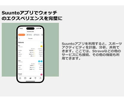スント バーティカル ソーラー スマートウォッチ ブランド メンズ レディース Bluetooth SUUNTO SS050987000 デジタル オレンジ SS050987000
