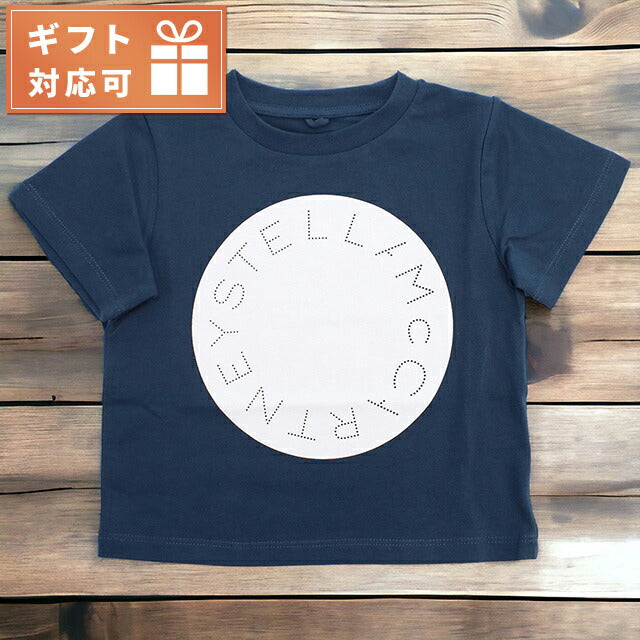 Stella McCartney T -shirt Baby Brand STELLA MCCARTNEY TS8P01 Navy Wear Select Model STMTS8P01A