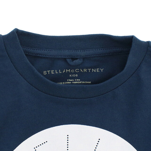 Stella McCartney T -shirt Baby Brand STELLA MCCARTNEY TS8P01 Navy Wear Select Model STMTS8P01A