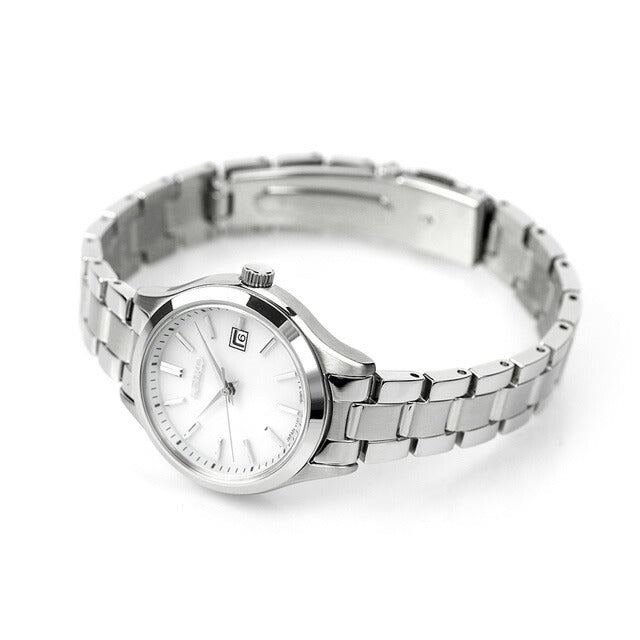 精工选择观看品牌太阳能女士精工SEIKO STPX093模拟白色日本