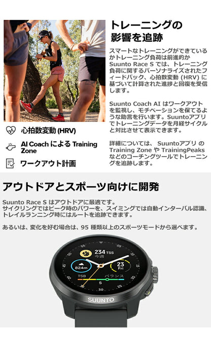 スント レース エス チタニウム カナリー 充電式クオーツ スマートウォッチ ブランド メンズ レディース SUUNTO SS051105000 デジタル ホワイト イエロー 白 SS051105000