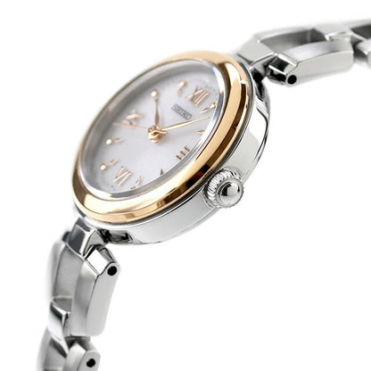 セイコーセレクション Sシリーズ ブレスレット ソーラー 腕時計 ブランド レディース SEIKO SELECTION SWFA210 アナログ ホワイト 白 SWFA210