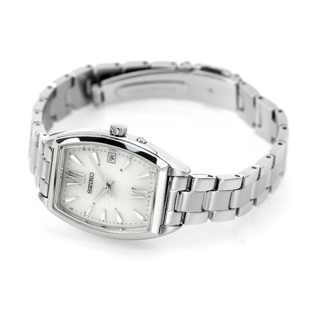 Seiko Selection Watch Brand Solar Radio Ladies SEIKO SWFH125 Analog Silver