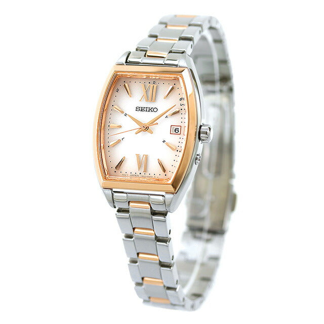 Seiko Selection Watch Brand Solar Radio Ladies SEIKO SWFH126 Analog Pink Gold