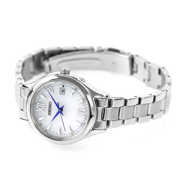 Seiko Selection Round Solar Radio Watch Brand Ladies Limited Model SEIKO SWFH129 Analog Silver