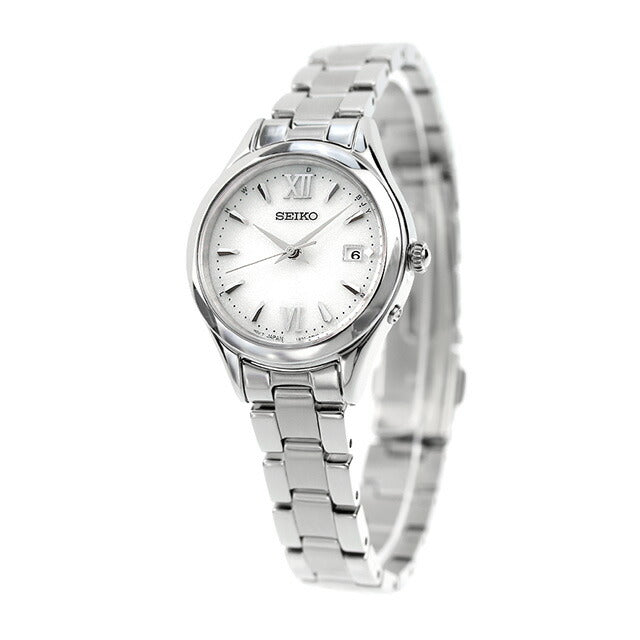 Seiko Selection Round Solar Radio Watch Brand Ladies Limited Model SEIKO SWFH131 Analog Silver