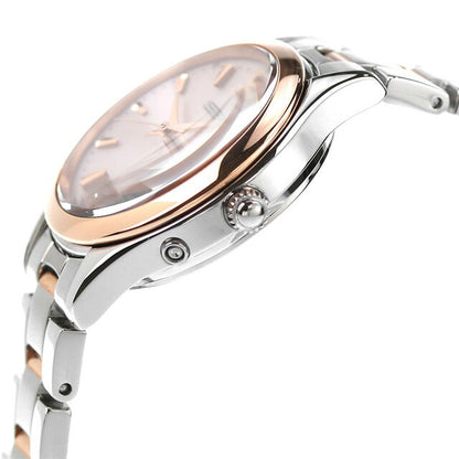 Seiko Selection Round Solar Radio Watch Brand Ladies Limited Model SEIKO SWFH132 Analog Pink Pink Gold