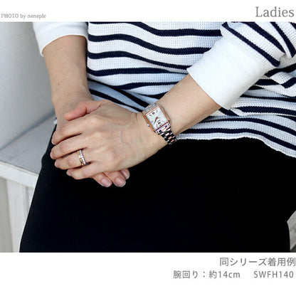 セイコーセレクション 電波ソーラー 腕時計 ブランド レディース 流通限定 SEIKO SWFH139 アナログ ブラック 黒 SWFH139