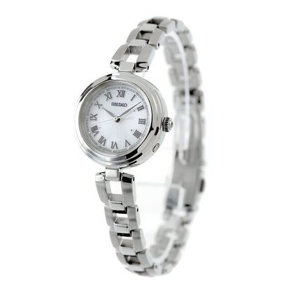 セイコーセレクション Sシリーズ ブレスレット 電波ソーラー 腕時計 ブランド レディース SEIKO SELECTION SWFH145 アナログ ホワイト 白 SWFH145