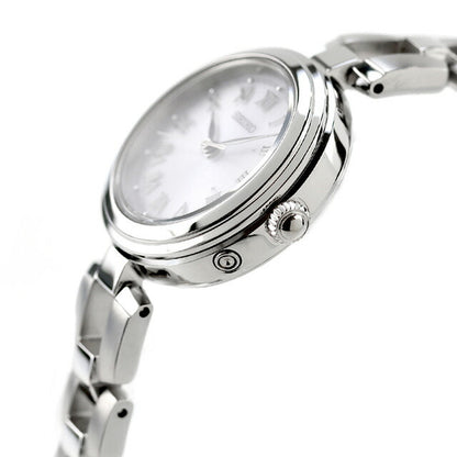 セイコーセレクション Sシリーズ ブレスレット 電波ソーラー 腕時計 ブランド レディース SEIKO SELECTION SWFH145 アナログ ホワイト 白 SWFH145