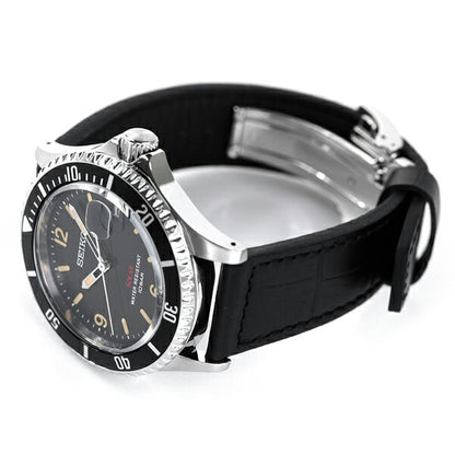 セイコー 限定モデル 日本製 ソーラー メンズ 腕時計 ブランド SZEV013 SEIKO ブラック 革ベルト SZEV013