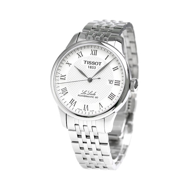 Tiso T-Classic Lockle 39.3mm Watch Brand T006407103300 Men&