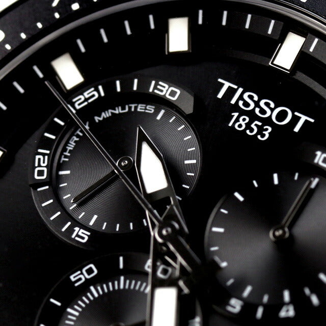 Tiso Super Sports Chrono Quartz观看品牌男子计时片T125.617.33.051.00模拟T12561733305100