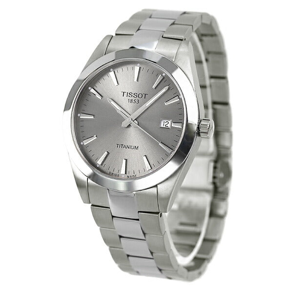 Tiso Watch T-Classic Gentleman Quartz 40mm Swiss Quartz Men T127.410.44.081.00 Tissot Gray T127410408100