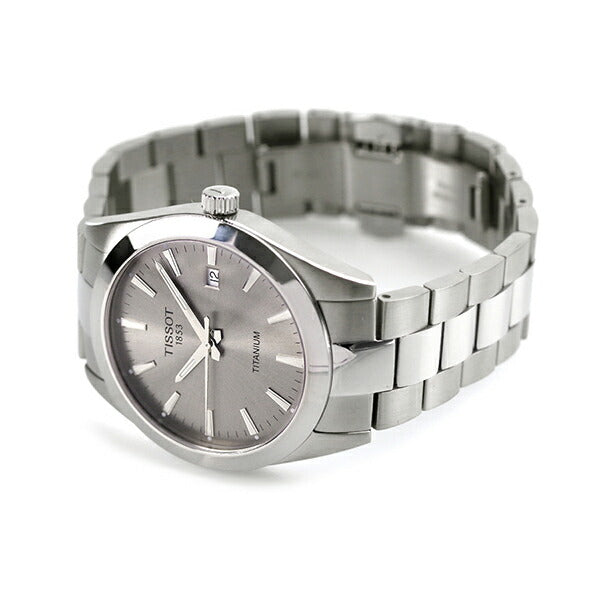 Tiso Watch T-Classic Gentleman Quartz 40mm Swiss Quartz Men T127.410.44.081.00 Tissot Gray T127410408100