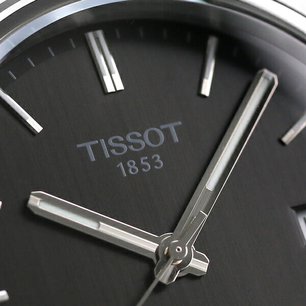 tiso prx t-classic梨X 40mm石英男性手表T137.410.11.051.00 PSSOT黑色T137410105100