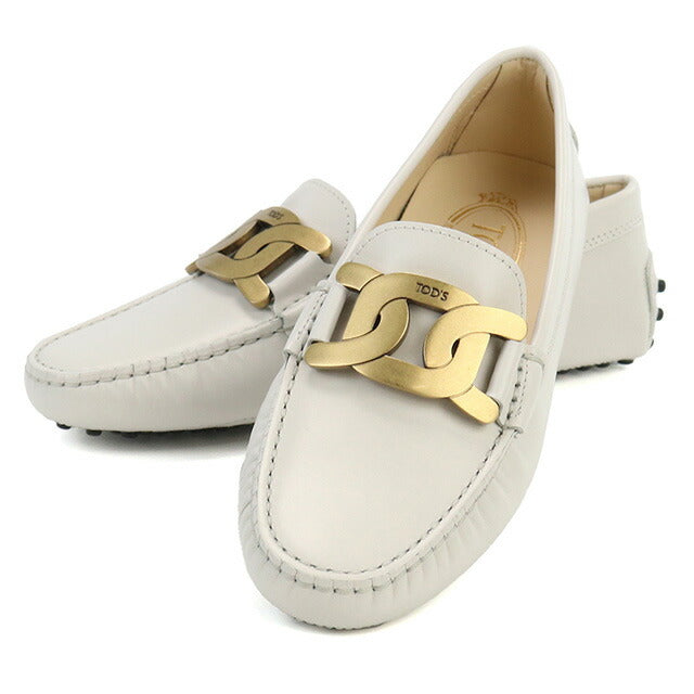 Tods Loafer女士品牌Tod的皮革意大利XXW00G0DE50白鞋精选型号TODW00G0DE50A