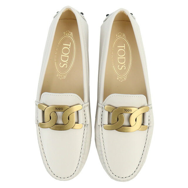 Tods Loafer女士品牌Tod的皮革意大利XXW00G0DE50白鞋精选型号TODW00G0DE50A