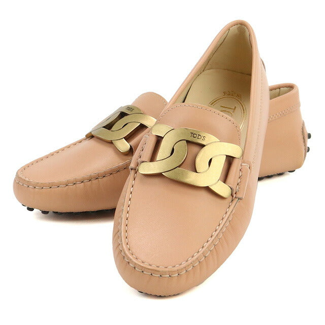 Tods Loafers女士品牌Tod的皮革意大利XXW00G0DE50粉红色鞋可选型号TODW00G0DE50B