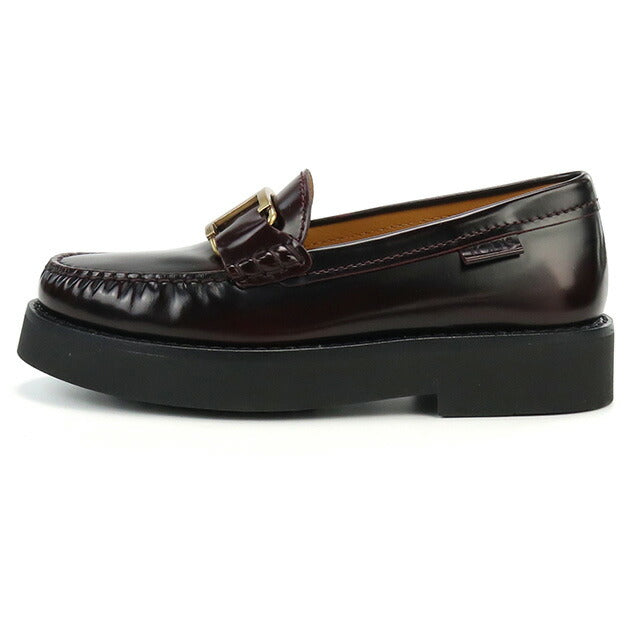 Tods Loafer女士品牌Tod的皮革意大利XXW54K0HN90 Bordeaux鞋选择型号TODW54K0HN90B