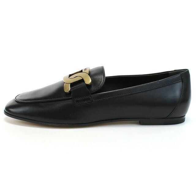 Tods Loafer Ladies品牌Tod的皮革意大利XXW79A0DD00黑鞋精选型号TODW79A0D00A