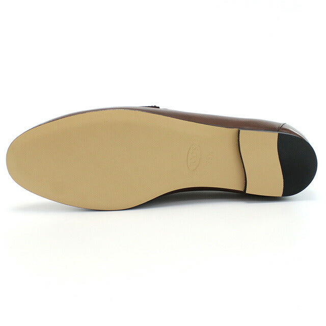 Tods Loafers Ladies品牌Tod的皮革意大利XXW79A0DD00棕色鞋选择TODW79A0DD00B