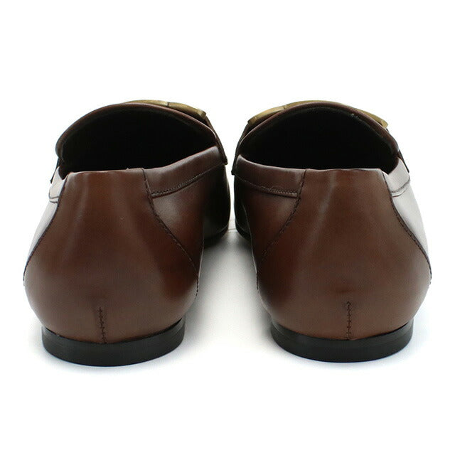 Tods Loafers Ladies品牌Tod的皮革意大利XXW79A0DD00棕色鞋选择TODW79A0DD00B