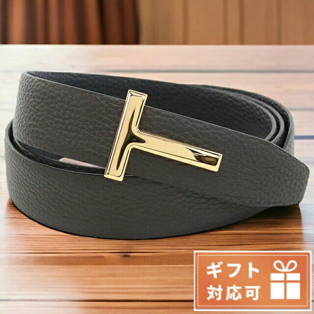 汤姆·福特（Tom Ford Belt）男士品牌汤姆·福特（Tom Ford）小牛意大利TB224T棕色黑色配件TOFTB224TA