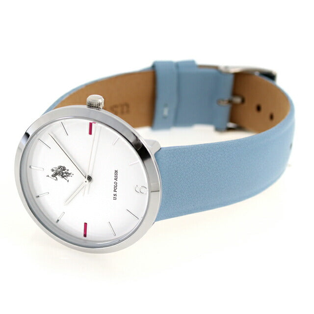 YSpolo Suzun Quartz Watch Brand Ladies US-24BL Analog White Ice Blue White