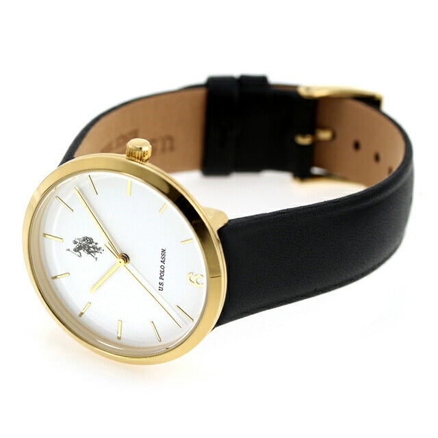 Yspolo antson Quartz Watch Brand Ladies US-24WHBK模拟白色黑色黑色