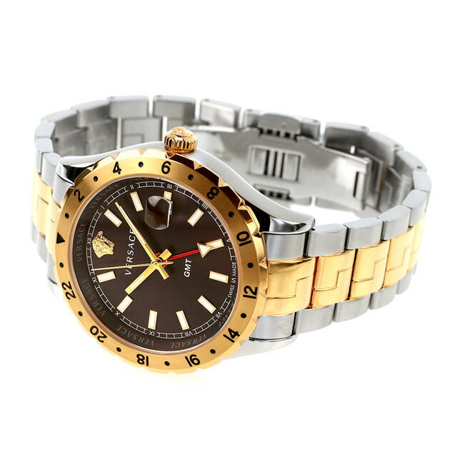 Versace Helenium GMT 42mm瑞士手表品牌V11040015男士