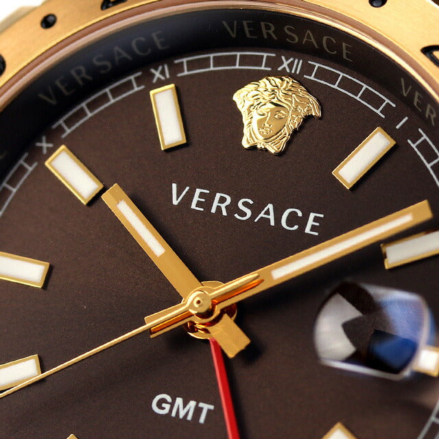 Versace Helenium GMT 42mm瑞士手表品牌V11040015男士