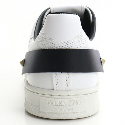 Valentino运动鞋男士品牌Valentino Calfskin Italy Ty0s04白色黑色鞋子Valty0s04a