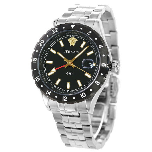 范思哲（Versace）观看男士手表品牌Helenium GMT 42mm VE1100219 Verserce Black